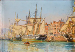 : Bristol Harbour by Harold Wyllie