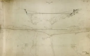 : Clifton Suspension Bridge competition drawing 2, by Isambard Kingdom Brunel