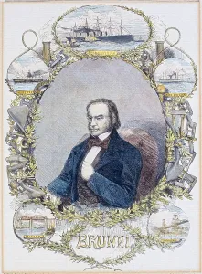 : Cover of obituary for I K Brunel in the Illustrated London News, 1859