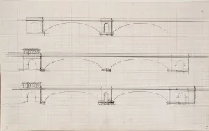 : Isambard Kingdom Brunel sketch - Maidenhead Bridge, 1836