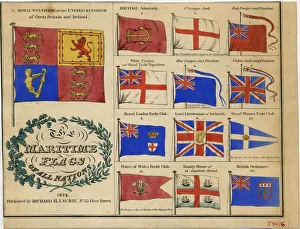 : Maritime flags, 1875