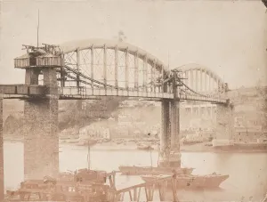 : Photograph of the Royal Albert Bridge, c1859