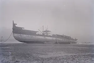 : Photograph: Scrapping of the SS Great Eastern, c1889-1890