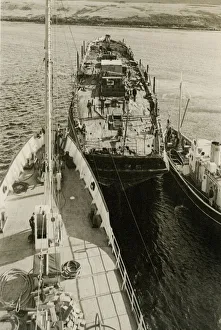: SS Great Britain and Salvage Vessels in Falkland Islands, 1970