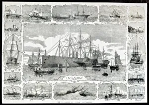 : The SS Great Eastern in the Illustrated London News, 16 January 1858