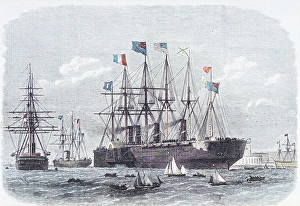: The SS Great Eastern leaving Sheerness
